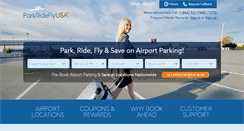 Desktop Screenshot of parkrideflyusa.com